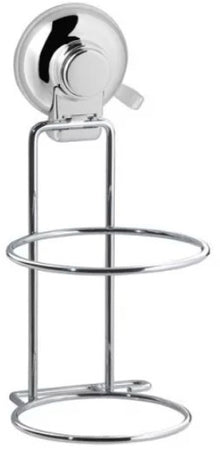 Porta asciugacapelli cromato con ventose gedy - serie hot