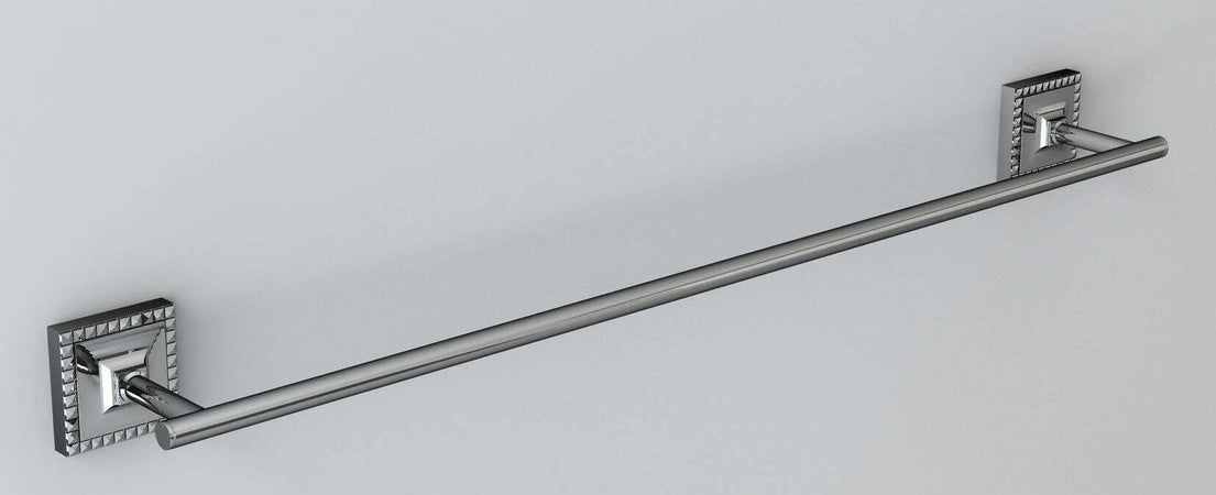 Porta Asciugamano Da Parete Abs Cromato Serie Plaisir 60 Cm Portasciugamani Da Parete Made In Italy Design Moderno