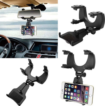 PORTA CELLULARE SUPPORTO DA SPECCHIETTO RETROVISORE AUTO NAVIGATORE REGOLABILE Elettronica/Elettronica per veicoli/Accessori/Accessori per cellulari/Alloggiamenti Trade Shop italia - Napoli, Commerciovirtuoso.it