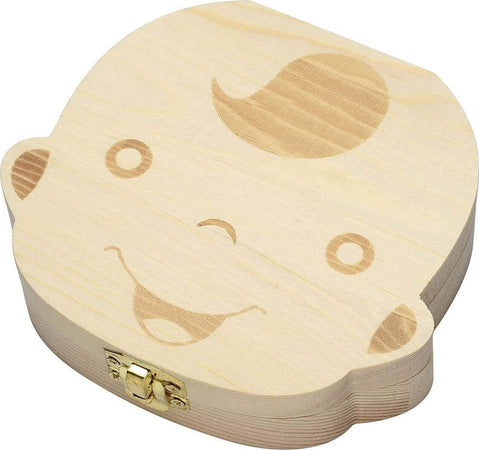 PORTA DENTINI SCATOLA IN LEGNO PER BAMBINO MASCHIETTO COFANETTO RICORDI NEONATO  Trade Shop italia - Napoli, Commerciovirtuoso.it