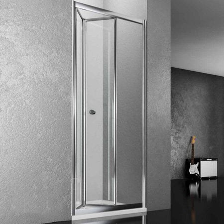Porta Doccia a Soffietto Book per Nicchia con Apertura Totale Cristallo Temprato Trasparente Fai da te/Attrezzature per cucine e bagni/Attrezzature per bagni/Docce e componenti doccia/Box doccia Ogomondo - Martina Franca, Commerciovirtuoso.it