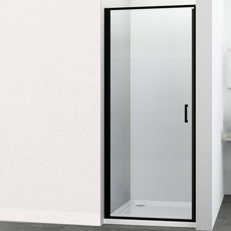 Porta Doccia Battente Swing per Box Nicchia Black Profilo Nero Cristallo 6 mm Fai da te/Attrezzature per cucine e bagni/Attrezzature per bagni/Docce e componenti doccia/Box doccia Ogomondo - Martina Franca, Commerciovirtuoso.it