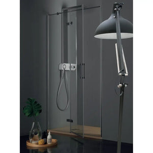 Porta Doccia Battente Anticalcare 8mm Infinity H200 - Shopbagno.it