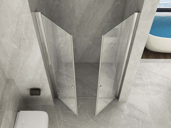 Porta Doccia Saloon in Cristallo 8mm Trasparente Doppia Porta a Spinta per Doccia a Nicchia Nova 2.0 Porta Doccia Design Moderno Minimal Fai da te/Attrezzature per cucine e bagni/Attrezzature per bagni/Docce e componenti doccia/Porte doccia Shopbagno.it - Roma, Commerciovirtuoso.it