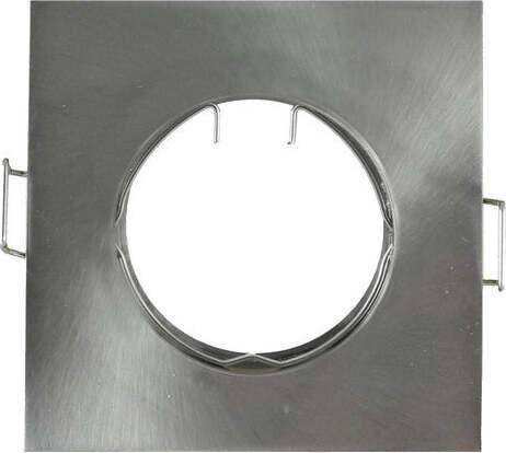 Porta-Faretto-Portafaretto-Quadrato-Incasso-Acciaio-Lampada-Led-Gu10