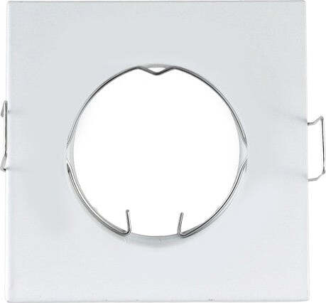 Porta-Faretto-Portafaretto-Quadrato-Incasso-Bianco-Lampada-Led-Gu10-63mm