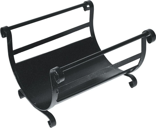 Porta legna a due manici in ferro battuto verniciato a polvere per stufa e camino 40 x 32 cm Fai da te/Caminetti e accessori/Accessori per caminetto/Culle portalegna La Zappa - Altamura, Commerciovirtuoso.it