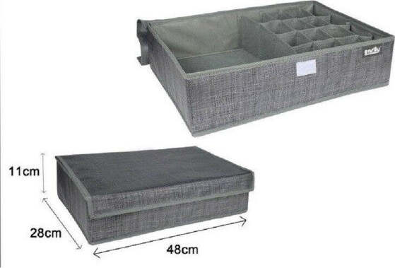 Porta-Oggetti-Tessuto-Organizer-Contenitore-Biancheria-17-Posti-48x28x11cm-69722