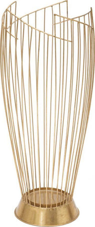 Porta-ombrelli-struttura-in-metallo-color-oro-per-interni