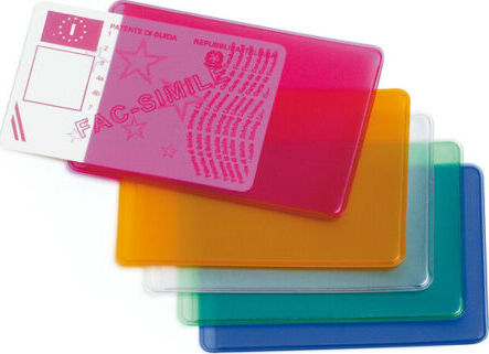 Porta-Patente-in-Plastica-Trasparente-Singolo-per-Tessere-Carte-di-Credito-10PZ