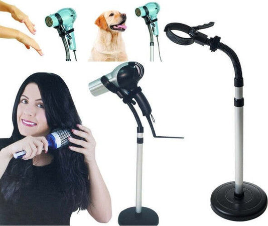 Porta-Phon-Asciugacapelli-Da-Terra-100-Cm-Con-Solida-Base-Per-Parrucchiere