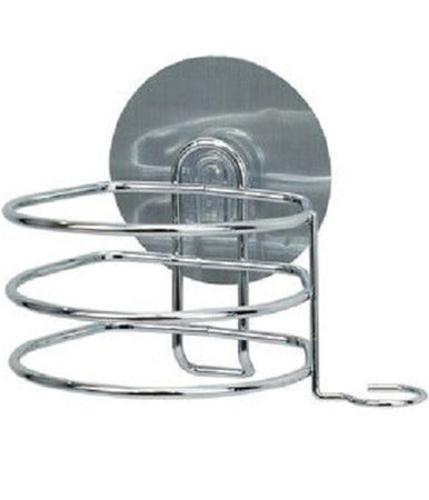 Porta Phon Asciugacapelli Supporto A Parete Bagno Con Biadesivo Gancio 79836