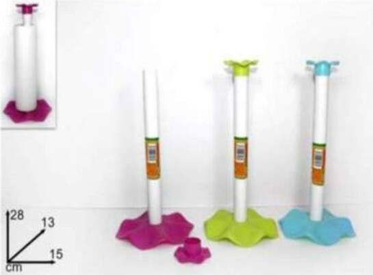Porta-Rotolo-Carta-Da-Cucina-Rotolone-Scottex-In-Plastica-Colorato-Cucina-Casa