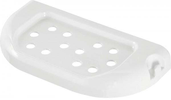 Porta sapone mensola vasca da bagno in plastica bianco muro parete