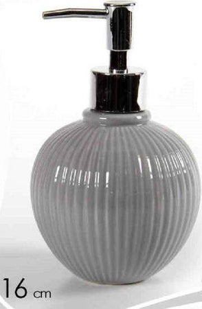Porta-Sapone-Portasapone-Dispenser-Liquido-In-Ceramica-Tondo-16-Cm-Bagno-674105