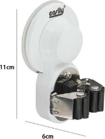 Porta-Scopa-Gancio-Per-Scope-A-Ventosa-Supporto-Parete-Appendiscopa-11x6cm-59556