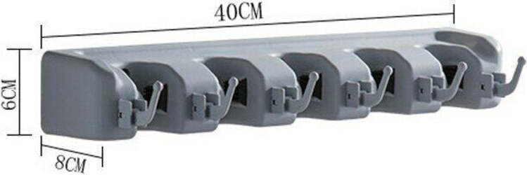 Porta Scope Da Muro Salva Spazio Supporto 5 Posti 6 Ganci Salvaspazio Casa, arredamento e bricolage > Soluzioni salvaspazio > Organizer per Armadi Trade Shop italia - Napoli, Commerciovirtuoso.it