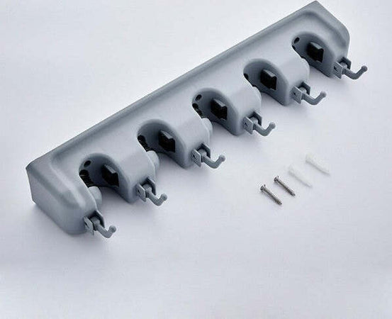 Porta Scope Da Muro Salva Spazio Supporto 5 Posti 6 Ganci Salvaspazio Casa e cucina/Organizzazione interni/Organizzazione guardaroba/Accessori da armadio/Scaffali portascarpe Trade Shop italia - Napoli, Commerciovirtuoso.it