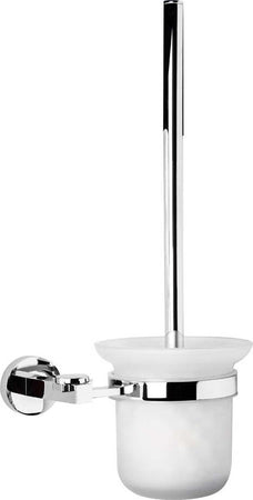 Porta Scopino Da Bagno A Parete Sospeso Margherita In Ottone Cromato Casa e cucina/Bagno/Accessori per il bagno/Accessori per il WC/Scopini e porta scopini Ogomondo - Martina Franca, Commerciovirtuoso.it