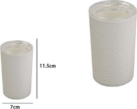 Porta-Spazzolini-Bicchiere-Accessorio-Bagno-Bianco-3-Fori-Portaspazzolini-79778