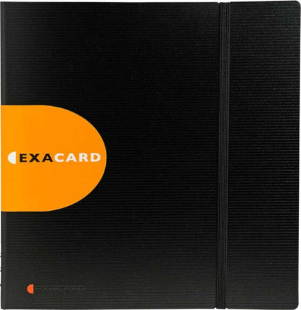 Portabiglietti da visita Exacard - 320 posti - 26 5x25 cm - nero - Exacompta Cancelleria e prodotti per ufficio/Archivio ufficio e accessori per scrivania/Accessori da scrivania e archiviazione/Porta biglietti da visita Eurocartuccia - Pavullo, Commerciovirtuoso.it