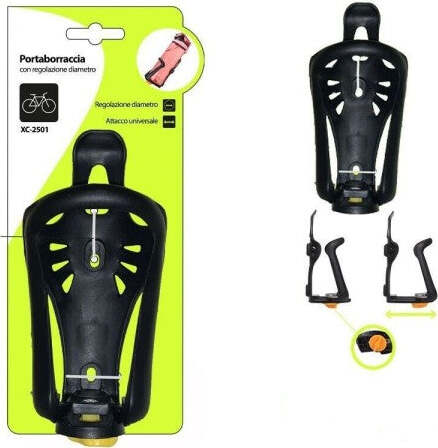Portaborraccia-Con-Diametro-Regolabile-Universale-Per-Bici-Bicicletta-Xc-2501