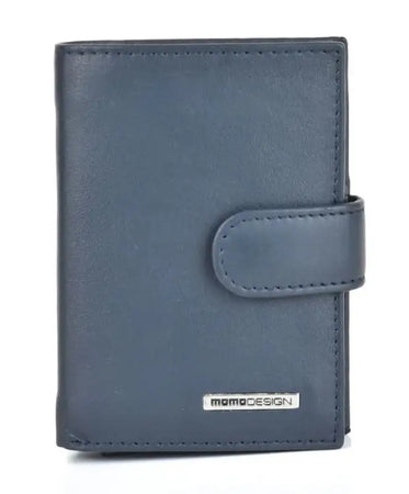 Portacarte Uomo MomoDesign mo-07pl - Blu / Taglia Unica - portacarte
