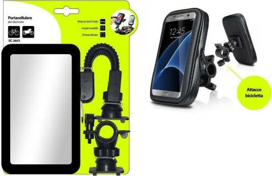 Portacellulare-Smartphone-Impermeabile-Attacco-Per-Bici-Bicicletta-Moto-Xc-2663