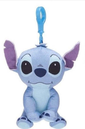 Portachiavi-Di-Stitch-Con-Clip-Per-Borsa-In-Peluche-Lilo-&-Stitch-Misura-11,5-Cm