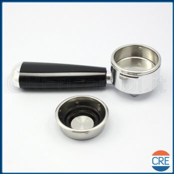 Portafiltro-Caffe'-2-Tazze-e-Adattatore-Cialde-per-1389-Caffe'-Retro'