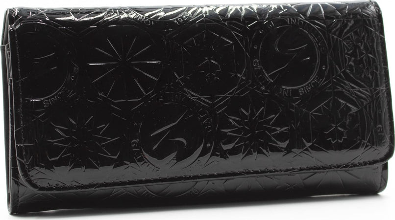 Portafoglio Donna Gattinoni Bines7798wwi00 Nero Lucido Con Chiusura a Patta E Due Scomparti Portafoglio Elegante 19x10 Cm Moda/Donna/Accessori/Portafogli e porta documenti/Portafogli Starbag - Gaeta, Commerciovirtuoso.it