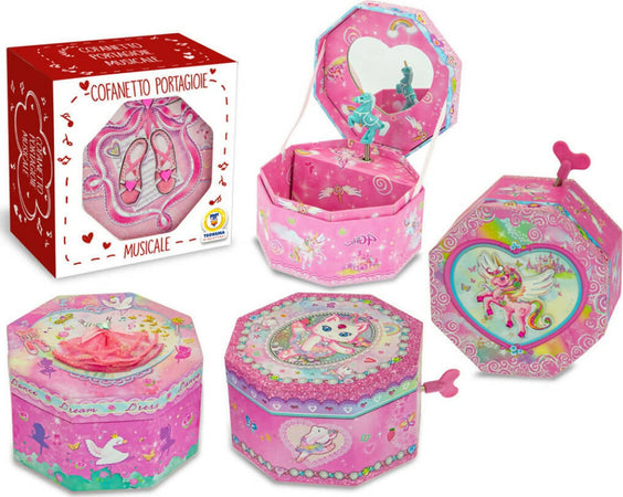 Portagioie-Bambina-Con-Carillon-Esagono-Rosa-Teorema