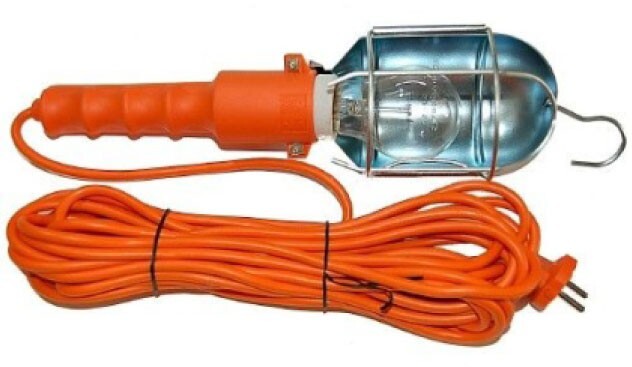 Portalampada a gabietta con interruttore luminoso port. Max 60W 10mt