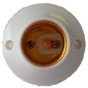 Portalampada rotonda E27 per punto luce interno