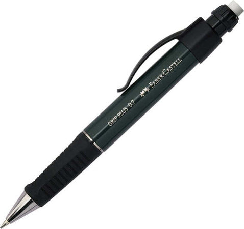 Portamine Grip Plus Metallic - mina 0 70mm - fusto verde - Faber Castell Cancelleria e prodotti per ufficio/Penne matite scrittura e correzione/Matite/Portamine Eurocartuccia - Pavullo, Commerciovirtuoso.it