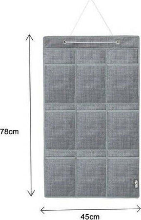 Portaoggetti-Organizer-A-Sospensione-9-Tasche-Tessuto-Bagno-Camera-45x78cm-69715