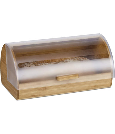Portapane A Scomparsa Cassetta Richiudibile Con Coperchio 19 X 38 X 26 Cm Legno