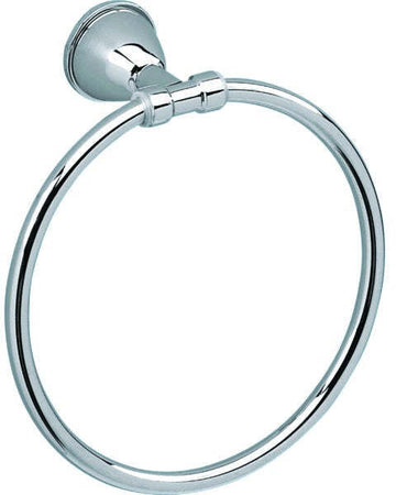Portasalviette ad anello in ottone cromato
