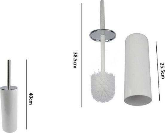 Portascopino-Porta-Scopino-Con-Scopettino-Wc-Bagno-Water-Bianco-Silver-69481