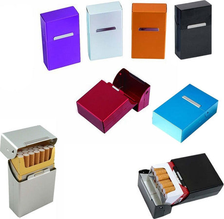 PORTASIGARETTE IN ALLUMINIO PORTA PACCHETTO SIGARETTE CHIUSURA MAGNETICA SCATTO Salute e cura della persona/Articoli per fumatori/Accessori per sigarette/Portasigarette e porta tabacco Trade Shop italia - Napoli, Commerciovirtuoso.it