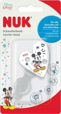 Portasucchietto Nastro Nuk Disney Mickey Grey Prima infanzia/Succhietti e massaggiagengive/Porta succhietto La Casa Del Bebè - Napoli, Commerciovirtuoso.it