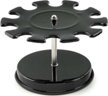 Portatimbri circolare - 10 posti - nero - metallo - Koala Cancelleria e prodotti per ufficio/Archivio ufficio e accessori per scrivania/Etichette divisori per schedario e timbri/Timbri e materiali per timbri/Scatole per timbri Eurocartuccia - Pavullo, Commerciovirtuoso.it