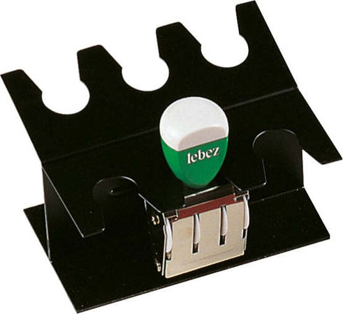 Portatimbri lineare - metallo - 6 posti - nero - Lebez Cancelleria e prodotti per ufficio/Archivio ufficio e accessori per scrivania/Etichette divisori per schedario e timbri/Timbri e materiali per timbri/Scatole per timbri Eurocartuccia - Pavullo, Commerciovirtuoso.it