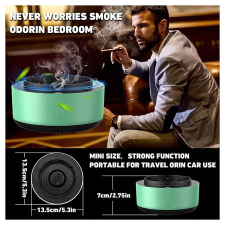 Posacenere Elettrico Aspirafumo Filtro Purificatore Portacenere Intelligente