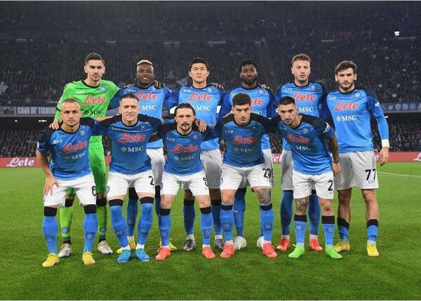 Poster-Locandina-Ssc-Napoli-Calcio-2022/2023-45x32cm-Serie-A-Champions-Squadra
