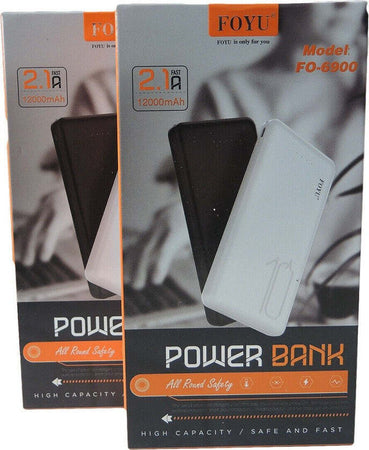 Power Bank 12000mah 2 Usb Batteria Emergenza Supplementare 2.1a Type-c Fo-6900 Powerbank Trade Shop italia - Napoli, Commerciovirtuoso.it