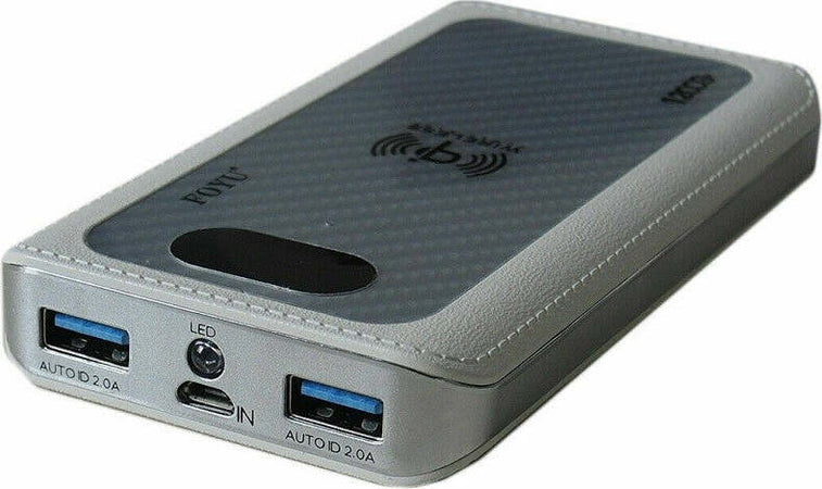 Power Bank 4 In 1 Caricatore Wireless Senza Fili Qi Led 12000mah Carica Batteria Powerbank Trade Shop italia - Napoli, Commerciovirtuoso.it