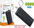 Power Bank Batteria Esterna Portatile Ricaricabile 8000mah Con Micro Usb Tt8030 Elettronica/Cellulari e accessori/Accessori/Caricabatterie/Caricabatterie portatile Trade Shop italia - Napoli, Commerciovirtuoso.it