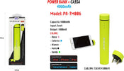 Power Bank Portatile Per Smartphone Usb Altoparlante 4000mah Batteria Emergenza Powerbank Trade Shop italia - Napoli, Commerciovirtuoso.it