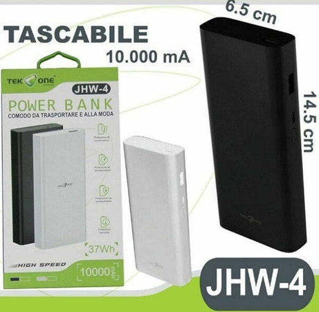 Power-Bank-Tascabile-Tekone-Batteria-Esterna-10000mah-Smartphone-Caricabatteria